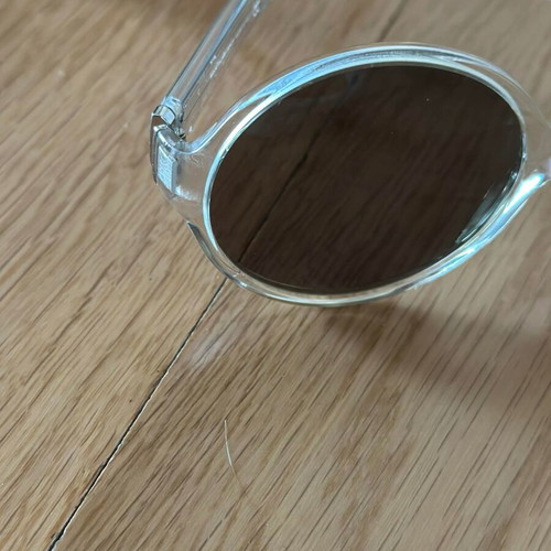 YSL round sunglasses new, white