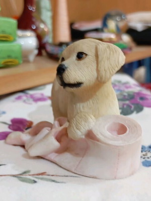 Leonardo Dogs Labrador resin dog like new