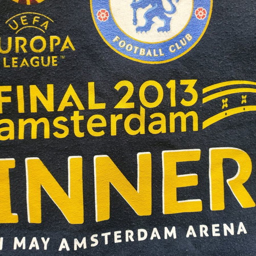 Vintage Chelsea FC 2013 Amsterdam Final Europa League Champions Hoodie men’s large like new