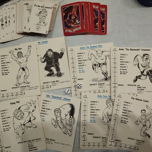 Wrasslin board game by Avalon Hill