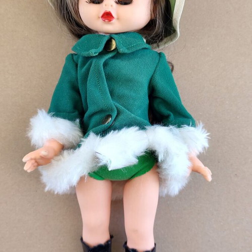 Apergis Collectible Doll 1970s like new with original clothes, 34 cm