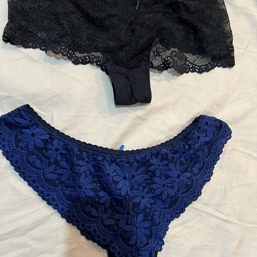 Underwear new, set of 2, Small, black and blue
