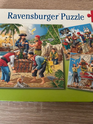 Ravensburger Adventure on the High Seas children's puzzle 3x49 used