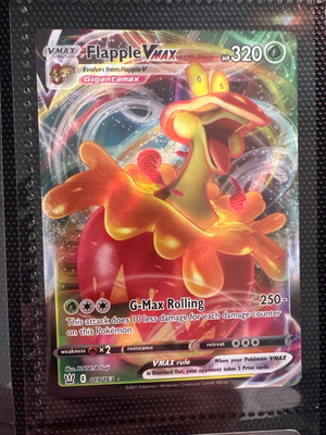 Flapple VMAX Full Art Ultra Rare Pokemon TCG New
