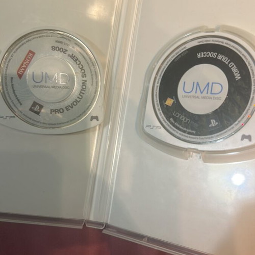 PSP games like new, 2 pieces with Pro 2008 gift