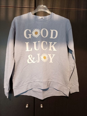 Mango sweatshirt used, no.13-14, girls' sea blue
