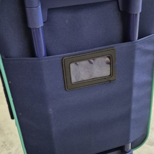 Children's suitcase used with 2 matching bags, blue