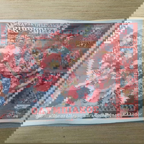 Αφίσες Ολυμπιακού μπασκετ μεταχειρισμένες, πακέτο