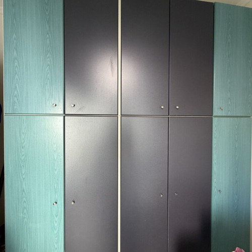 Two wardrobes, three-door and two-door, like new