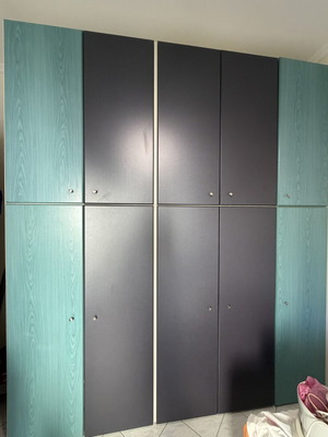 Two wardrobes, three-door and two-door, like new