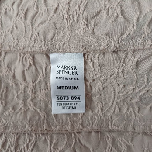 Beige brocade jacket used Marks & Spencer size M