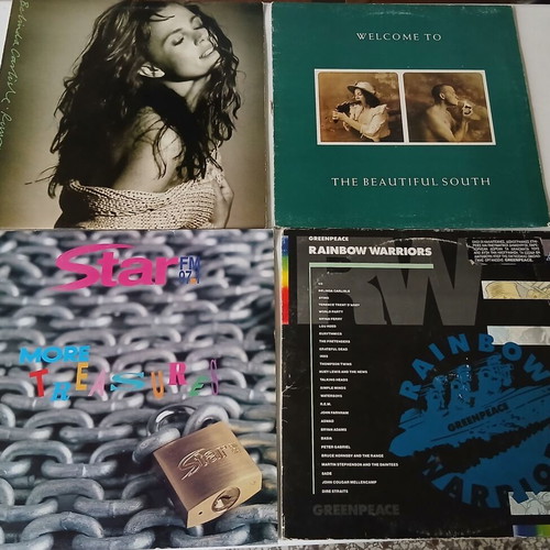 90's pop records used, set