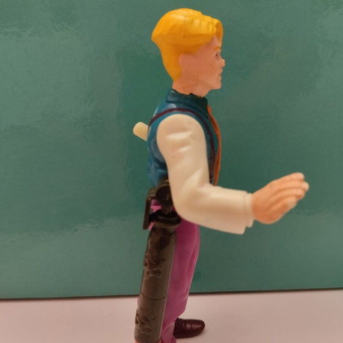 Vintage Horage IQ Boothroyd figure James Bond Jr. 1990 used with accessories