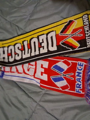 Euro 2016 scarf Germany - France like new, authentic