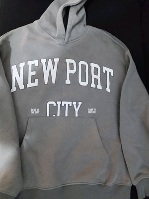 Hooded sweatshirt gray like new, size S