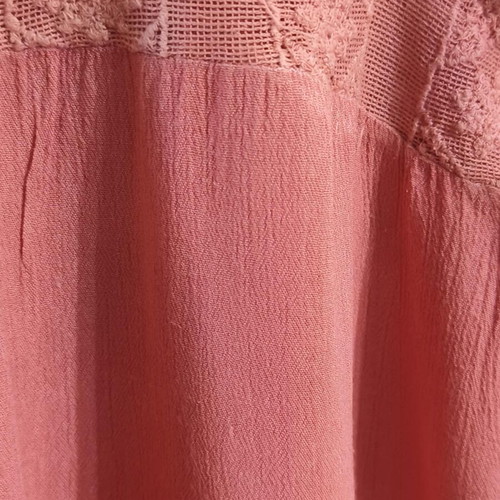 Top boho style coral with side openings S-M like new