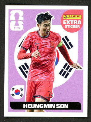 2026 Panini World Cup Extra Heungmin Son sticker pack like new