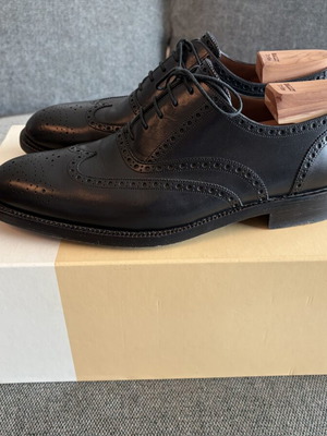 Bally Scribe Adrem 6p Μαύρα δερμάτινα σκαρπίνια χειροποίητα νούμερο 42 σαν καινούργια