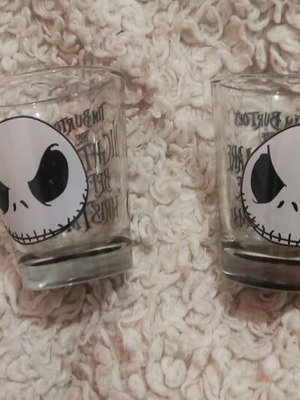 The Nightmare Before Christmas 4 Shot Glasses Set with Box new