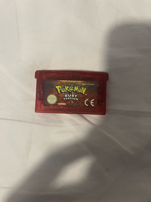 Pokémon Ruby cartridge for Game Boy Advance SP like new