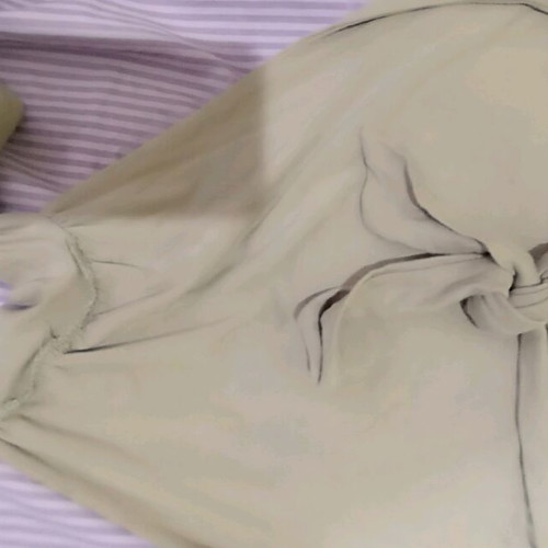 Paranoia beige backless top like new, size S
