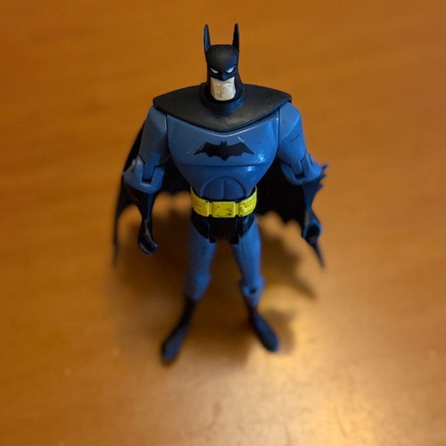 Batman figure used with high articulation, collectible