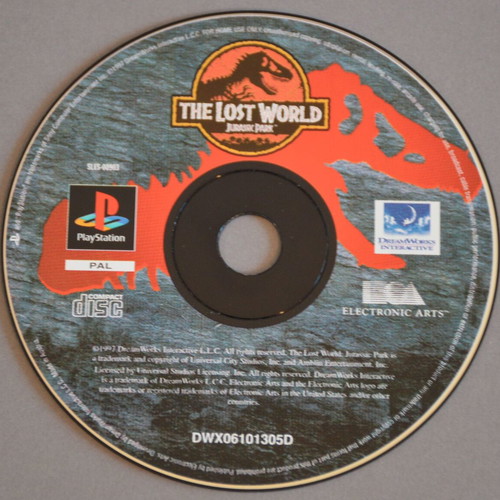 Jurassic Park - The Jurassic World game for Playstation 1 used