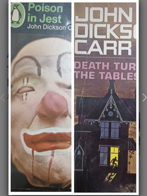 Αγγλικά βιβλία τσέπης του John Dickson Carr μεταχειρισμένα
