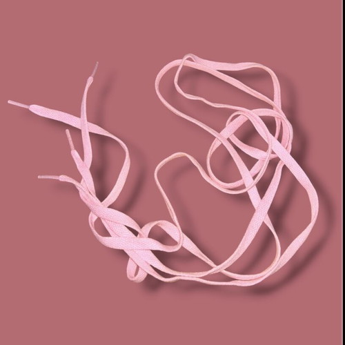 Pink shoelaces new, 110cm