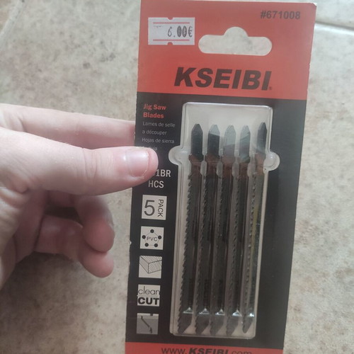 KSEIBI Jig Saw Blades Set 5 pcs wood new