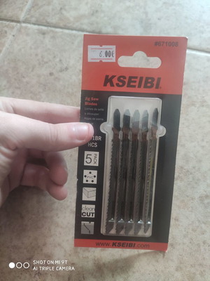 KSEIBI Jig Saw Blades Set 5 pcs wood new