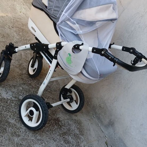 Baby stroller with two baskets, like new, winter and summer