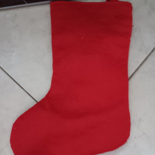 Christmas decorative stocking used