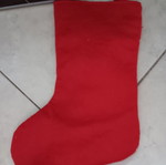 Christmas decorative stocking used