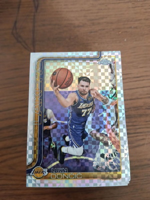 Topps Chrome NBA Basketball 70 Card Lot with Luka Doncic parallels and inserts