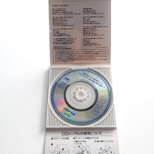 Rick Astley Together Forever Japanese CD Single used, 1988 pop