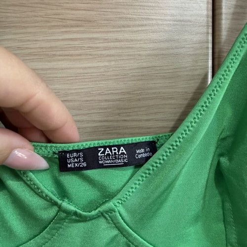 Zara κορμάκι σαν καινούργιο, φωτεινό πράσινο, μέγεθος S