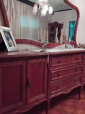 Buffet with mirror