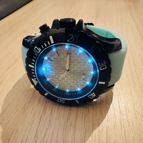 Kyboe Giant 48 Series watch 10 ATM new, black and turquoise