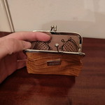 Fragola wallet like new, brown with 2 compartments