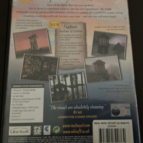 Myst PC game used