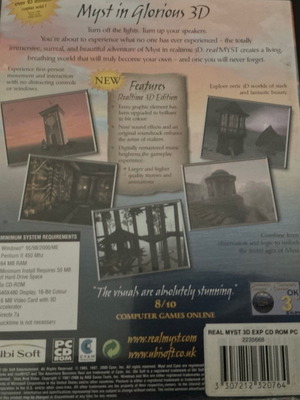 Myst PC game used