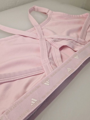 Adidas Ροζ Ελαστικό Bustier σαν καινούργιο, μέγεθος L