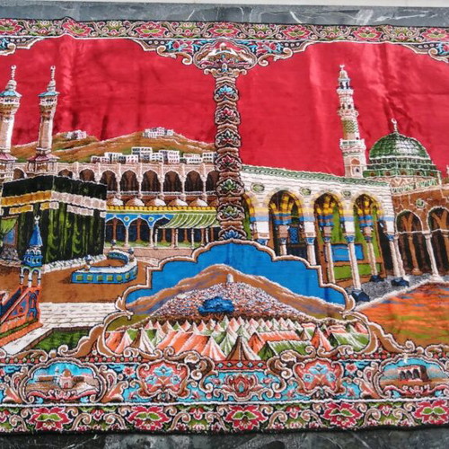Velvet wall hangings like new, Mecca mosque and The Abduction themes