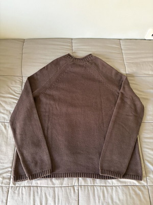 Hollister chocolate sweat medium, like new, boxy fit