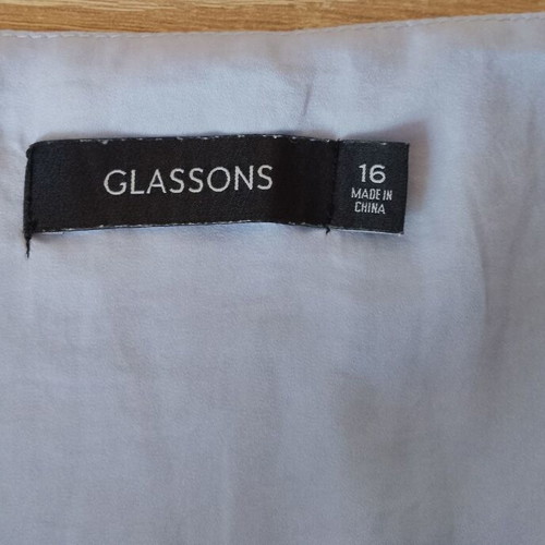 Glassons light blue summer top like new, size XXL 44 16