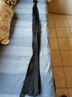Zippers 1.5 Meter Thick Large, new, pack of 8
