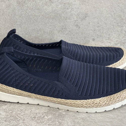 Skechers Instap Espadrilles Navy Blue Size 38 Like New