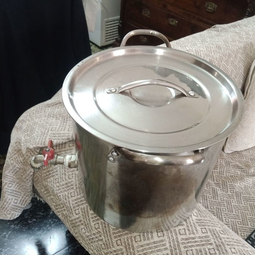 Pot with tap used, almost unused