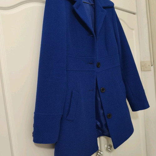 Women's wool coat Paranoia blue size M like new